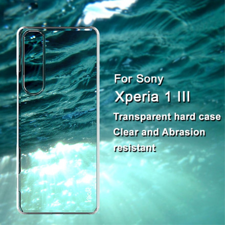 Sony Xperia 1 III IMAK Funda de cristal transparente