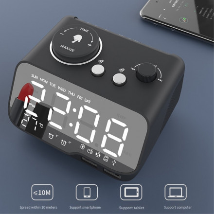 Reloj despertador inteligente con Bluetooth