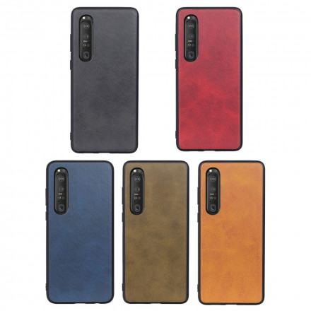 Funda de cuero para Sony Xperia 1 III