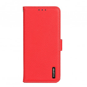Sony Xperia 10 III Funda de cuero Litchi KHAZNEH