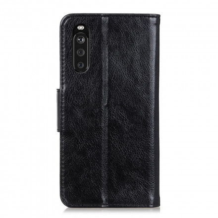 Funda Sony Xperia 10 III de cuero napa dividido