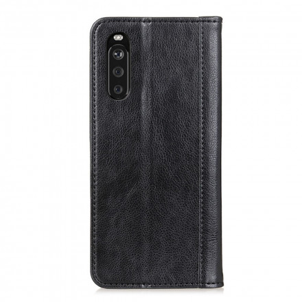 Funda abatible Sony Xperia 10 III Cuero Split Elegance