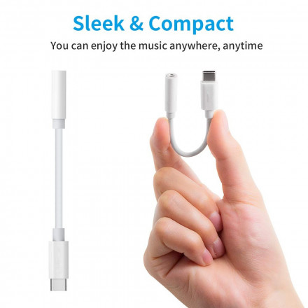 Adaptador Tipo-C Conector de audio