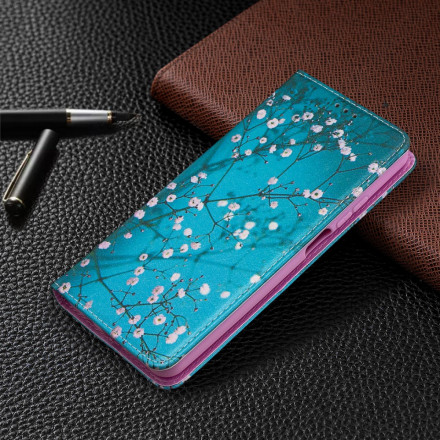 Flip Cover Xiaomi Mi 10T Lite 5G / Redmi Note 9 Pro 5G Ramas Floreadas