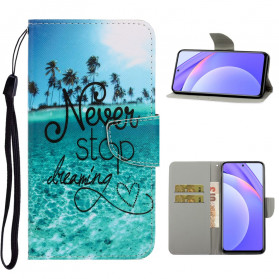 Xiaomi Mi 10T Lite 5G / Redmi Note 9 Pro 5G Funda Never Stop Dreaming Marine