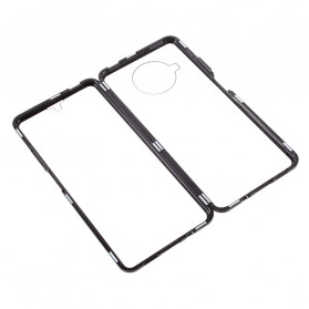 Xiaomi Mi 10T Lite 5G / Redmi Note 9 Pro 5G Funda frontal y trasera de cristal templado y metal