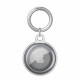 Llavero de silicona AirTag transparente