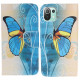 Xiaomi Mi 11 Lite / Lite 5G Butterfly Funda Azul y Amarillo