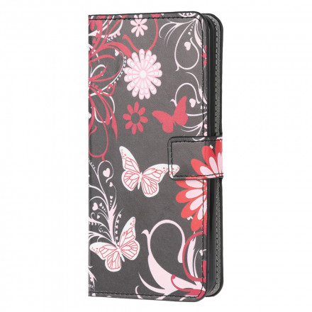 Xiaomi Mi 11 Lite / Lite 5G Funda Mariposas y Flores