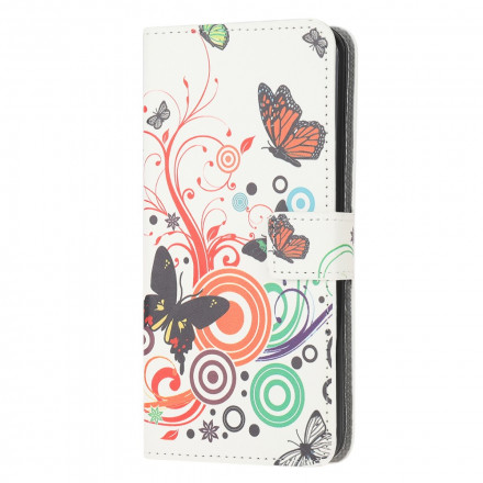 Xiaomi Mi 11 Lite / Lite 5G Funda Mariposas y Flores