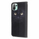 Xiaomi Mi 11 Lite / Lite 5G Cat Eye Funda Negro
