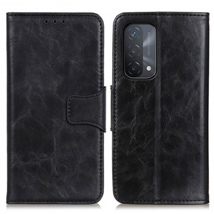 Funda Oppo A54 5G / A74 5G Cierre reversible de cuero dividido