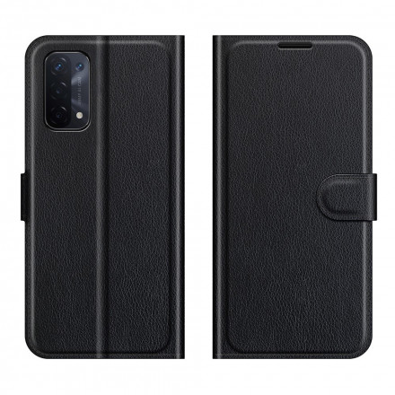 Funda Oppo A54 5G / A74 5G Leatherette Classic Lychee