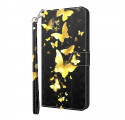 Xiaomi Mi 10T Lite 5G / Redmi Note 9 Pro 5G Funda Yellow Butterflies