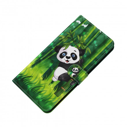 Funda Xiaomi Mi 10T Lite 5G / Redmi Note 9 Pro 5G Punto de luz Panda y Bambú