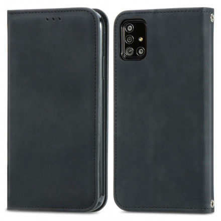 Flip Cover Samsung Galaxy A51 5G Leatherette Vintage Flip Cover Samsung Galaxy A51 5G Leatherette Vintage