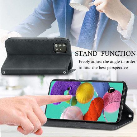 Flip Cover Samsung Galaxy A51 5G Leatherette Vintage Flip Cover Samsung Galaxy A51 5G Leatherette Vintage