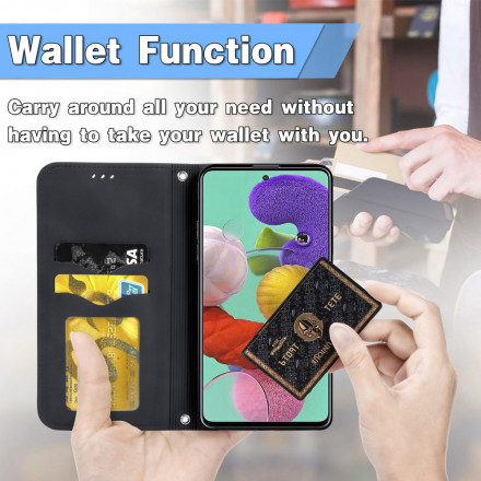 Flip Cover Samsung Galaxy A51 5G Leatherette Vintage Flip Cover Samsung Galaxy A51 5G Leatherette Vintage