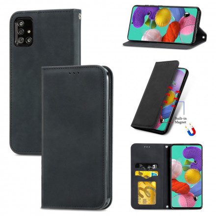 Flip Cover Samsung Galaxy A51 5G Leatherette Vintage Flip Cover Samsung Galaxy A51 5G Leatherette Vintage