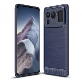 Funda de fibra de carbono cepillada para el Xiaomi Mi 11 Ultra