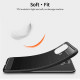 Xiaomi Mi 11 Pro Funda de fibra de carbono cepillada MOFI