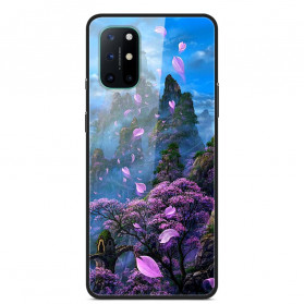 Funda de cristal templado para OnePlus 8T Paisaje imaginario