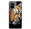 Funda OnePlus 8T de cristal templado Tiger Realistic