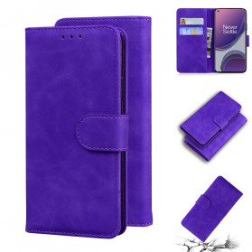 OnePlus 8T Funda Efecto Cuero Monocromo