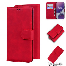 OnePlus 8T Funda Efecto Cuero Monocromo