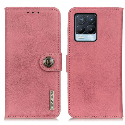 Funda de polipiel para el Realme 8 / 8 Pro KHAZNEH