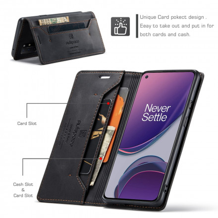 OnePlus 8T AUTSPACE RFID Series Flip Cover