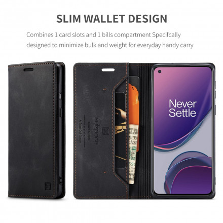 OnePlus 8T AUTSPACE RFID Series Flip Cover