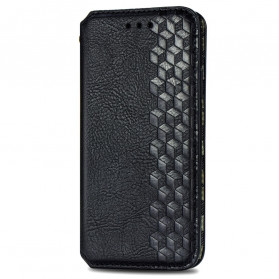 Flip Cover OnePlus 8T Cuero Efecto Diamante