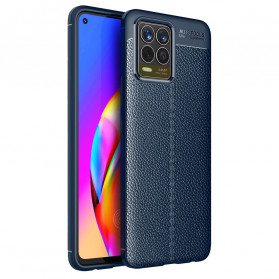 Funda Realme 8 / 8 Pro Efecto Cuero Litchi Doble Línea