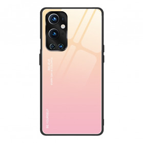 Funda de cristal templado para el OnePlus 9 Pro Sé tú mismo