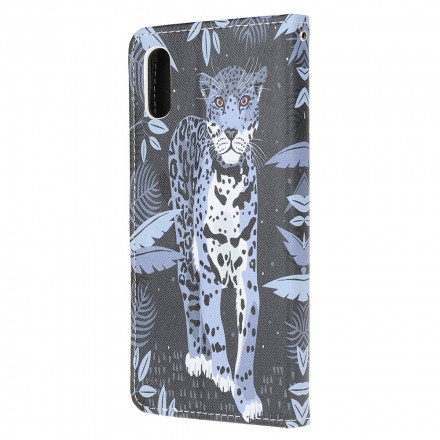 Funda con colgante de leopardo para Samsung Galaxy XCover 5