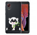 Samsung Galaxy XCover 5 Funda Transparente Panda Triste