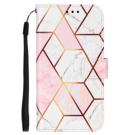 Funda de mármol geométrica para Samsung Galaxy XCover 5