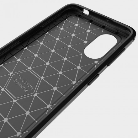 Funda de fibra de carbono cepillada para Samsung Galaxy XCover 5