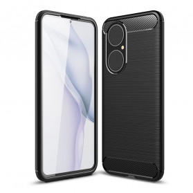 Funda de fibra de carbono cepillada para el Huawei P50
