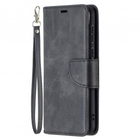 Funda Huawei P50 solapa oblicua lisa