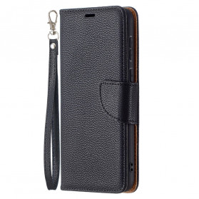 Funda Huawei P50 Litchi Oblique Flap