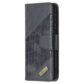 Funda de piel de cocodrilo para Huawei P50 Classic