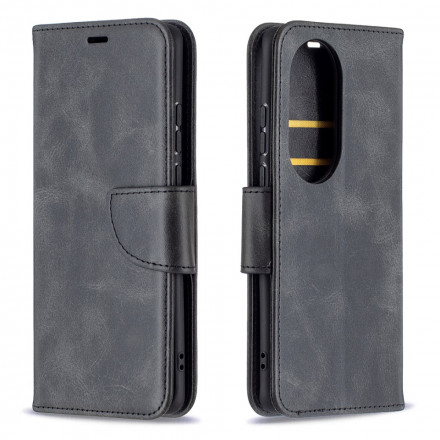 Funda Huawei P50 Pro solapa oblicua lisa