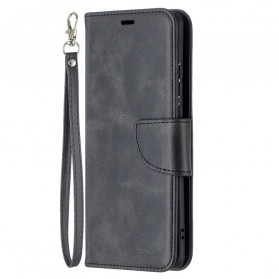 Funda Huawei P50 Pro solapa oblicua lisa