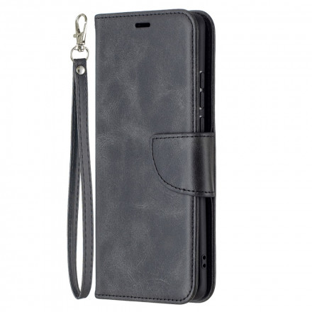 Funda Huawei P50 Pro solapa oblicua lisa