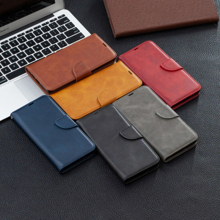 Funda Huawei P50 Pro solapa oblicua lisa