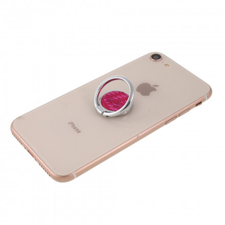 Anillo de purpurina para teléfono inteligente
