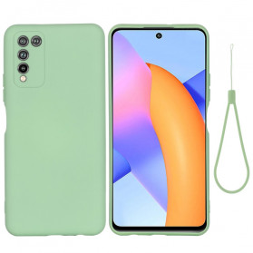 Funda de silicona líquida con colgante para el Honor 10X Lite
