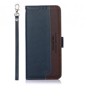 Funda RFID estilo lichi para Sony Xperia 5 III KHAZNEH